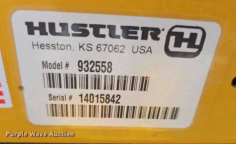 image for item EK5833 Hustler  Raptor SD  ZTR lawn mower