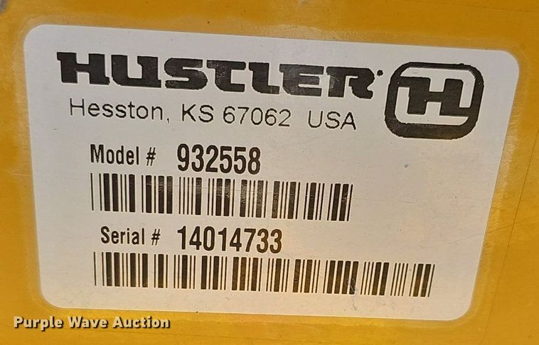 image for item EK5834 Hustler Raptor SD ZTR lawn mower