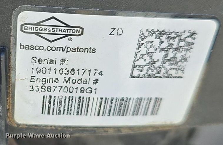 image for item EK5836 2017 Country Clipper JaZee One ZTR lawn mower