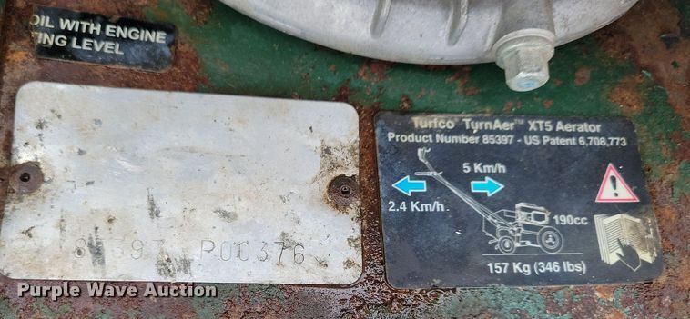 image for item LD9032 Turfco XT5 aerator