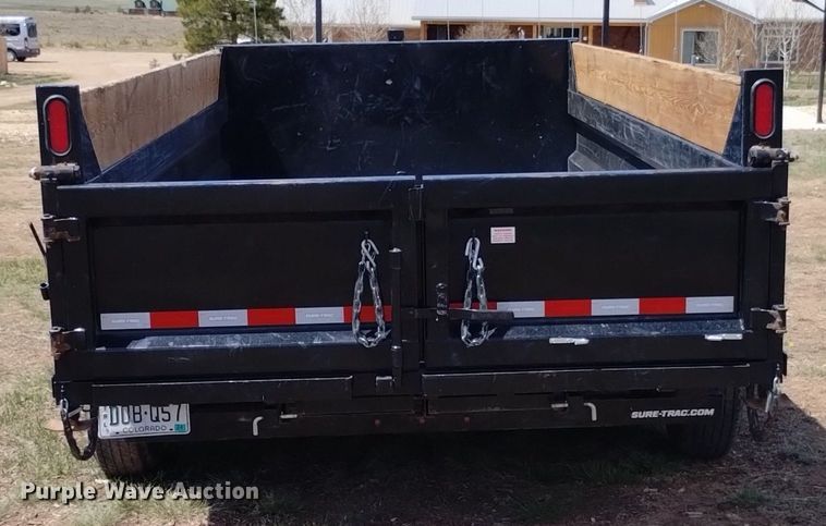 image for item LO9003 2023 Sure-Trac ST8214TLDD-B-140 dump trailer