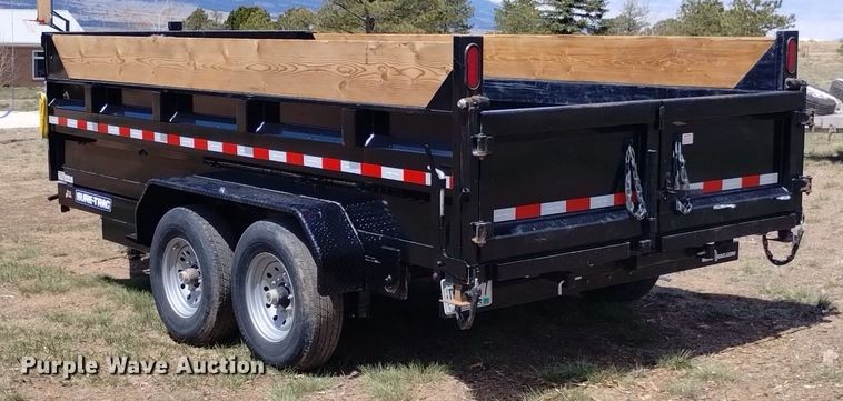 image for item LO9003 2023 Sure-Trac ST8214TLDD-B-140 dump trailer