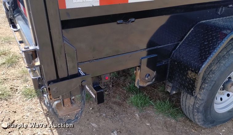 image for item LO9003 2023 Sure-Trac ST8214TLDD-B-140 dump trailer