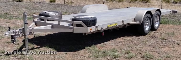 image for item LO9004 2023 Aluma 8220HTILT tilt deck utility trailer