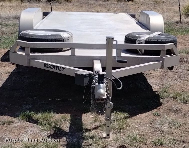 image for item LO9004 2023 Aluma 8220HTILT tilt deck utility trailer