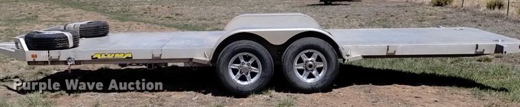 image for item LO9004 2023 Aluma 8220HTILT tilt deck utility trailer