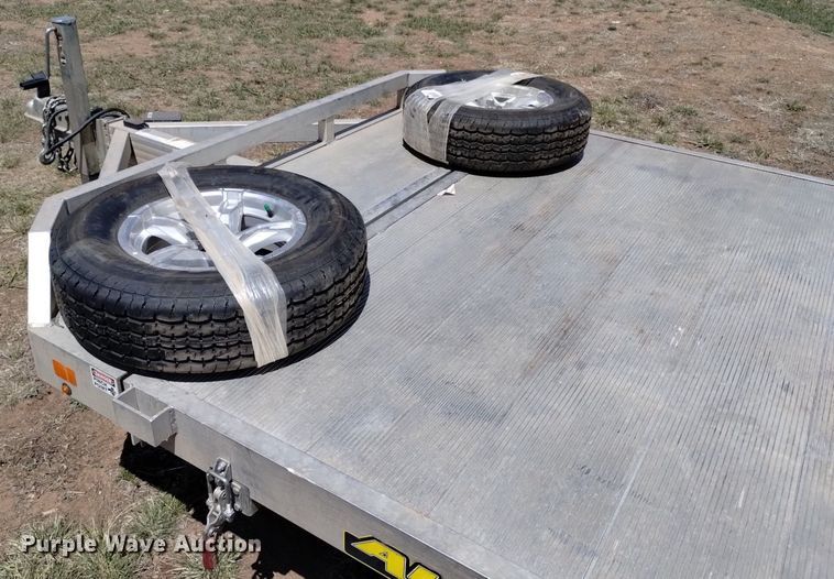 image for item LO9004 2023 Aluma 8220HTILT tilt deck utility trailer