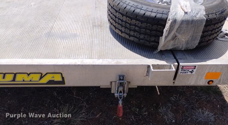 image for item LO9004 2023 Aluma 8220HTILT tilt deck utility trailer