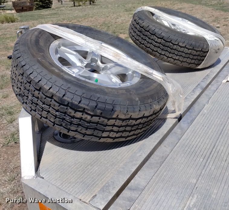 image for item LO9004 2023 Aluma 8220HTILT tilt deck utility trailer