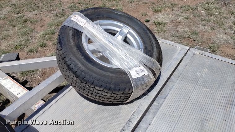 image for item LO9004 2023 Aluma 8220HTILT tilt deck utility trailer