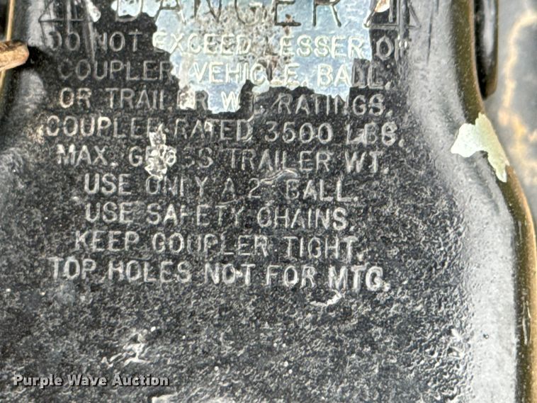 image for item ND9227 1997 W-W enclosed cargo trailer