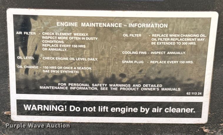 image for item ND9236 2012 Kohler 20RESAL generator