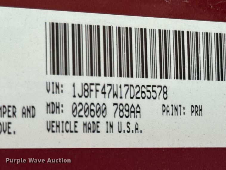 image for item ND9262 2007 Jeep Compass SUV