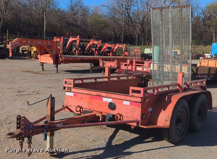 image for item NG9307 Shop built utility trailer