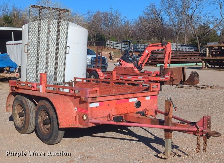 image for item NG9307 Shop built utility trailer