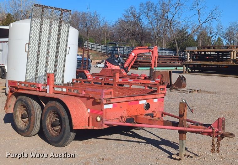 image for item NG9307 Shop built utility trailer