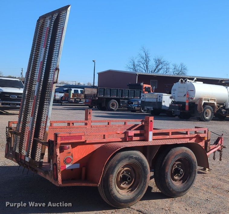 image for item NG9307 Shop built utility trailer
