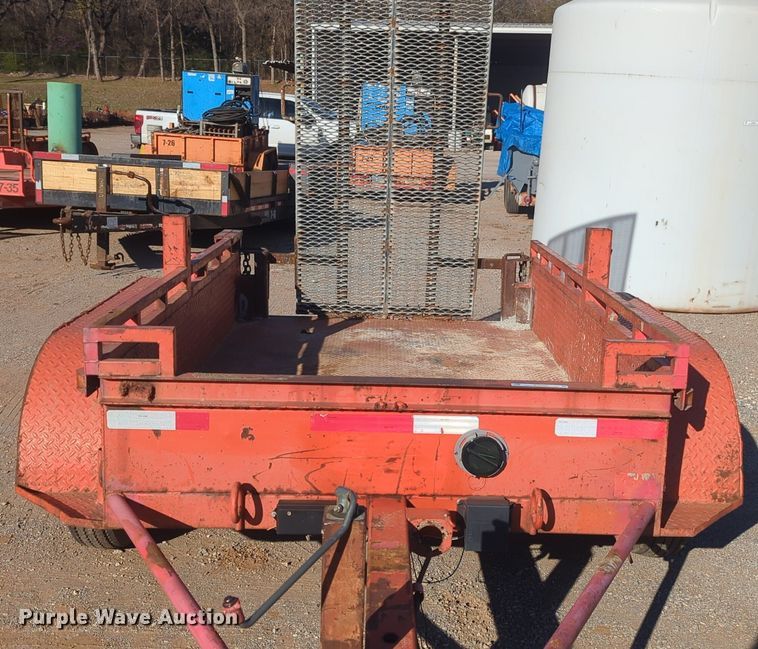 image for item NG9307 Shop built utility trailer