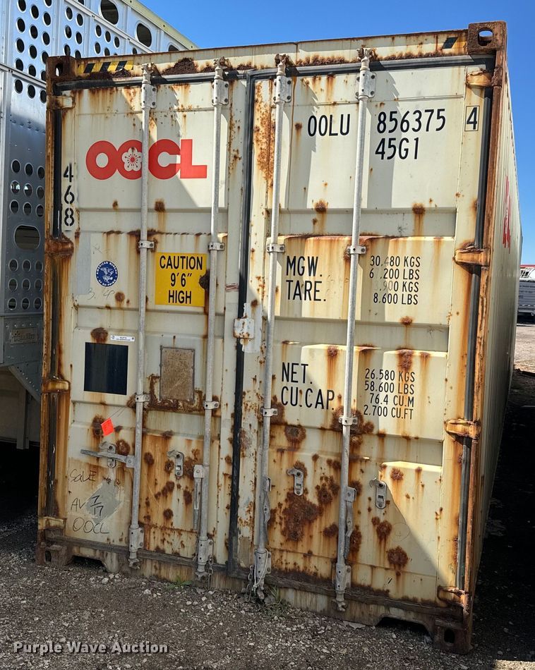 image for item NL9716 2007 CIMC NL40H-083A storage container 