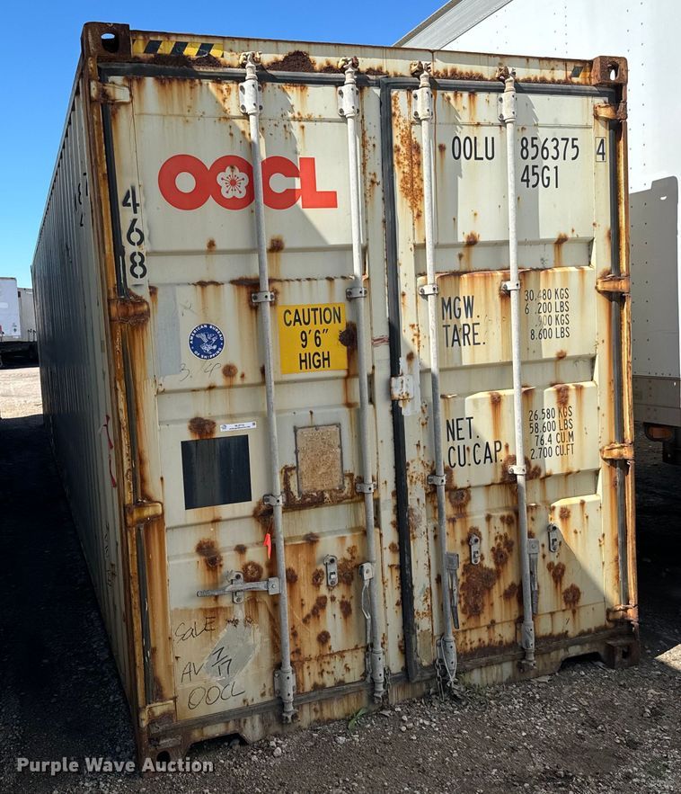 image for item NL9716 2007 CIMC NL40H-083A storage container 