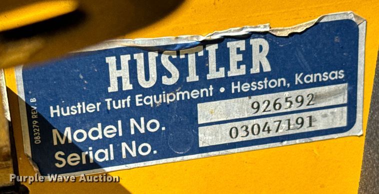 image for item NL9722 Hustler  Fastrak 926592 ZTR lawn mower