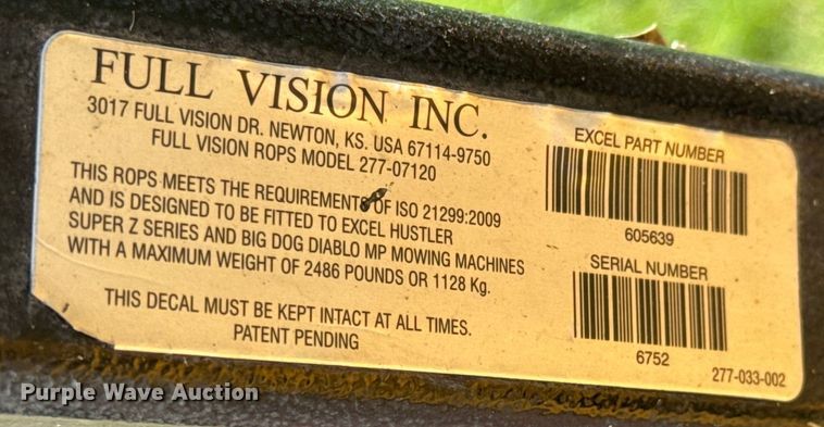 image for item NL9723 Hustler Super Z Hyperdrive 934919 ZTR lawn mower 