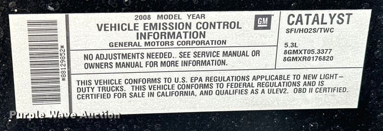 image for item NR9762 2008 Hummer H3 SUV