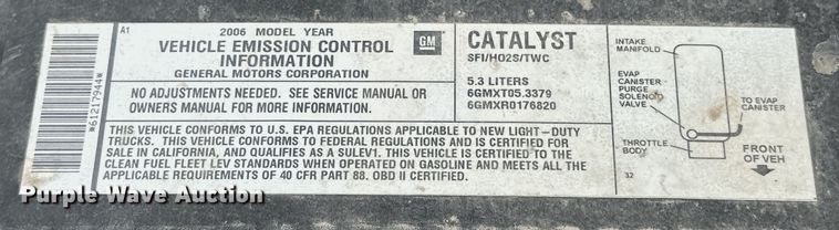 image for item NR9799 2006 Chevrolet  Silverado 1500 Crew Cab pickup truck