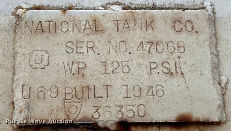 image for item NR9800 National Tank Co.  tank