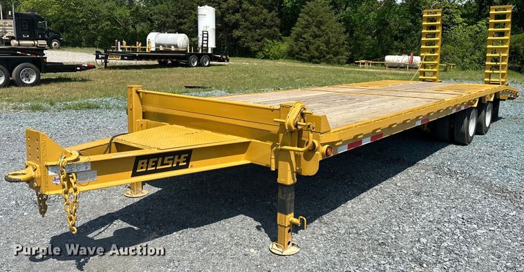 image for item NR9812 2024 Belshe  FB30-2EP equipment trailer