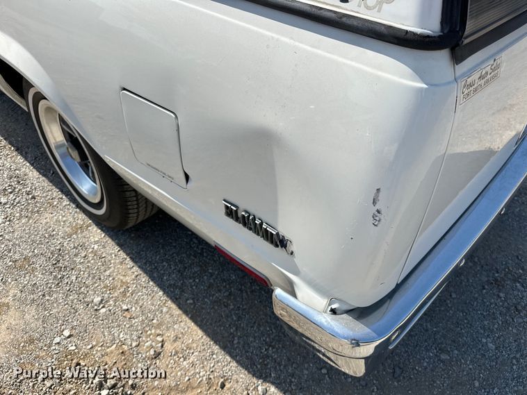 image for item NR9852 1986 Chevrolet  El Camino 
