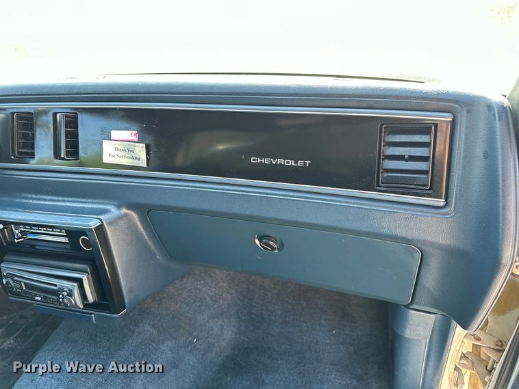 image for item NR9852 1986 Chevrolet  El Camino 