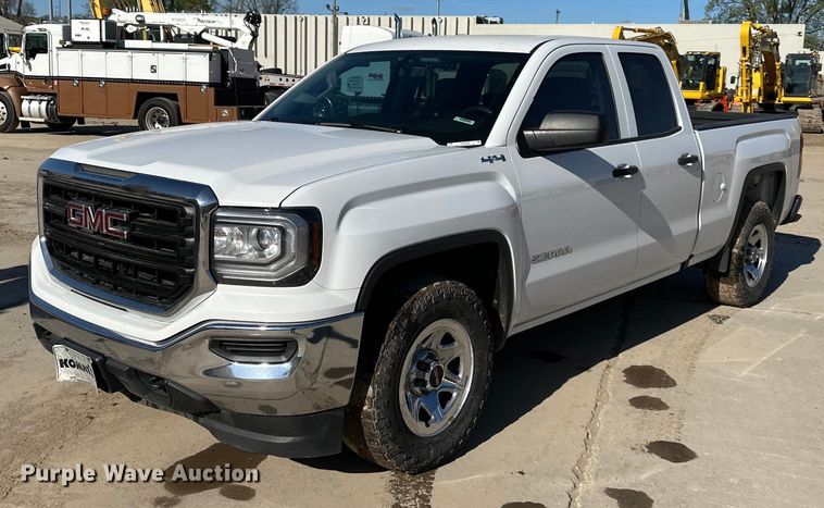 image for item NT9086 2018 GMC Seirra 1500 Double Cab pickup truck