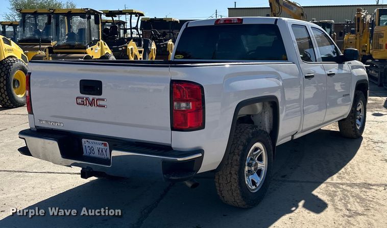 image for item NT9086 2018 GMC Seirra 1500 Double Cab pickup truck