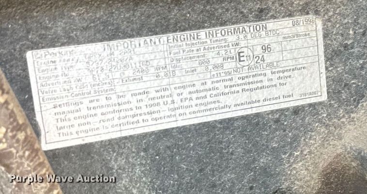 image for item NT9141 1998 Vermeer  BC1250A wood chipper