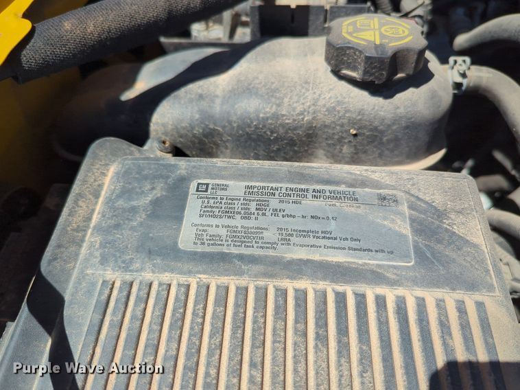 image for item NZ9588 2015 Chevrolet Silverado 3500HD utility bed pickup truck