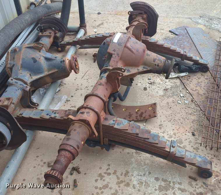 image for item NZ9642 (2) axle assemblies 