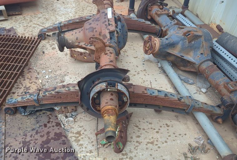 image for item NZ9642 (2) axle assemblies 