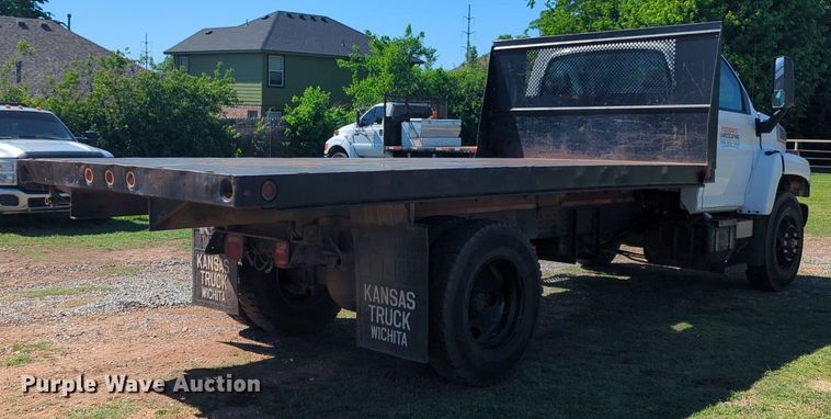 image for item NZ9684 2005 GMC C6500 dump flatbed truck