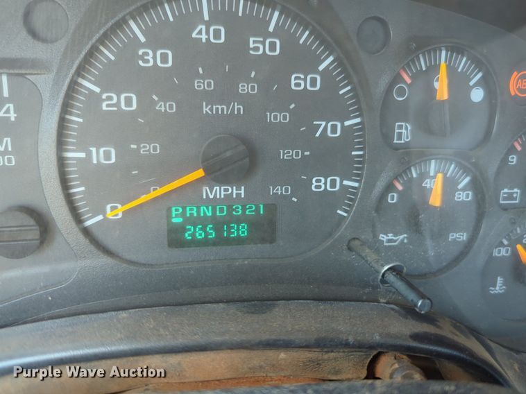 image for item NZ9684 2005 GMC C6500 dump flatbed truck