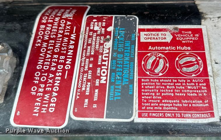 image for item OE9107 1979 International  Scout Traveler SUV