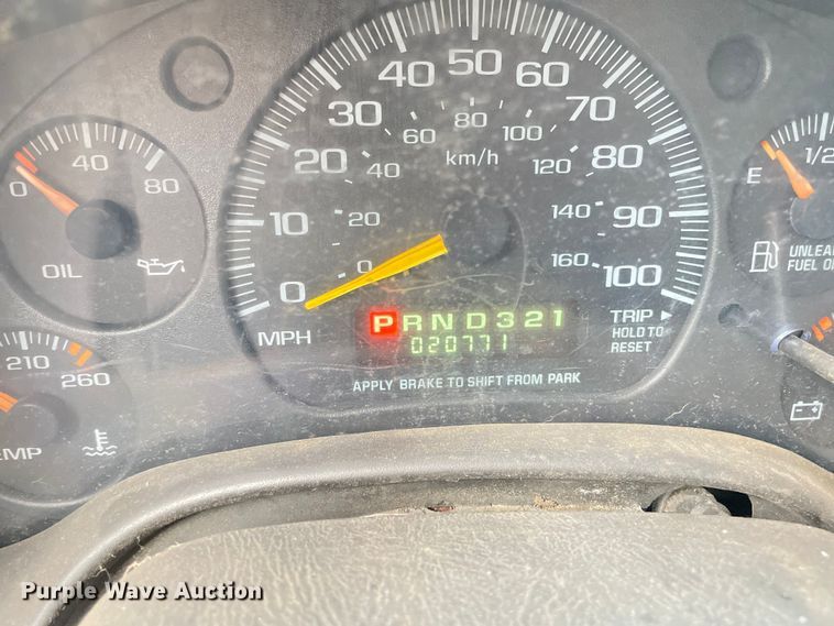 image for item OG9884 2001 GMC  Savana 3500 sewer inspection truck