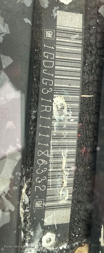 image for item OG9884 2001 GMC  Savana 3500 sewer inspection truck