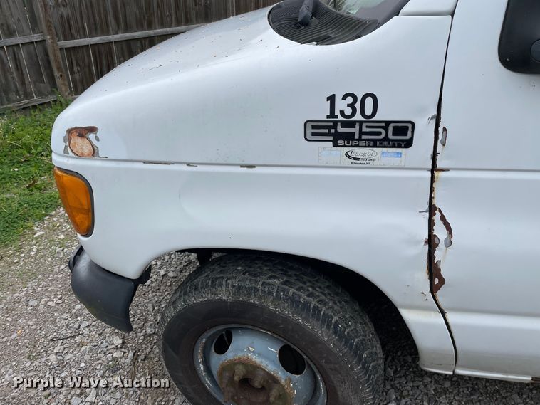 image for item OG9886 2003 Ford  E450 Super Duty  sewer inspection truck 