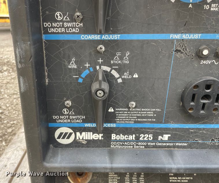 image for item OG9898 Miller  Bobcat 225 welder