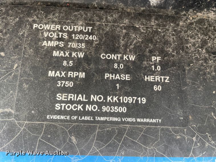 image for item OG9898 Miller  Bobcat 225 welder