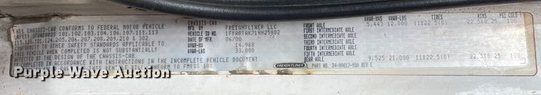 image for item OG9903 2001 Freightliner  FL70 flatbed truck