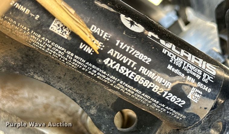 image for item OI9381 2023 Polaris Sportsman 850 ATV