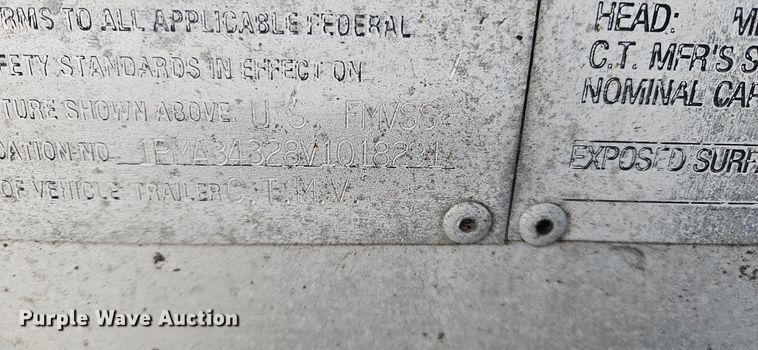 image for item OK9852 1997 Polar Tanks tank trailer