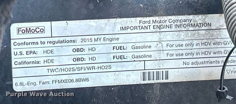 image for item OM9243 2016 Ford F650 Super Duty box truck